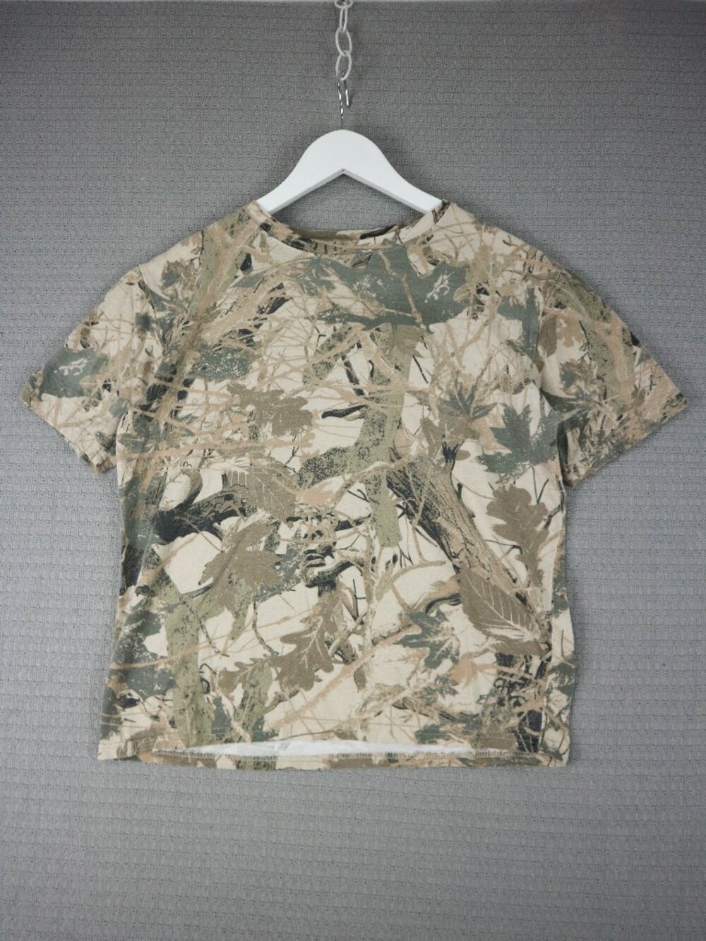 Brown Camo Realtree Cotton Tee Womens Large